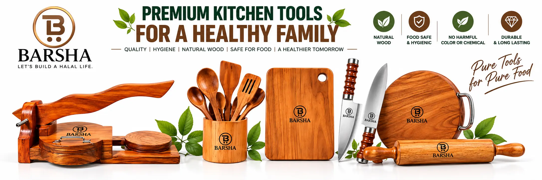 BARSHA Premium Kitchen Tools For A Healthy Family